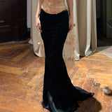 Plataz Flower Tector Blouse With Fishtail Half Skirt 2024 New Temperament Birthday Party Set