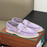 Plataz Loafers Women&Men's Shoes Leather Shoes Round Head Flat Floor Casual Shoes High Quality Shoes