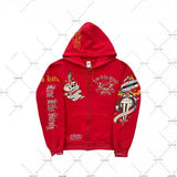 Plataz 2025 New Direct Selling Retro Gothic Hop Long-Sleeved 3D Sweaty Loose Hooded Sport DJPT