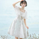 Plataz Design Qinghe Hanfu Female Chinese Style Improvement Daily Chinese Elements Two-Piece Set 8647