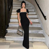 Plataz New Temperament Elegant Diamond Tender Tender Dress Party Party Party Dress