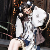 Plataz Teased Original Hundred-Child Cabinet Lolita Girl Lolita Shirt Dress Half Dress Set 9329 ???