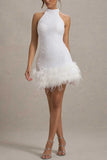 Plataz Women's New Sexy Sleeveless Body Shiny Plush Dress Dress Dress Glie 8105 HZ0628