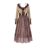 Plataz Design Desert Withered Butterfly Chinese Style Improvement Han Elements Of Women's Top Dress Suit 6917