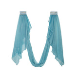 Plataz Design Blue Water Han Suit Women Dunhuang Western Wind Coat Slings Half Skirt Set 9061