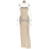 Plataz Sales Of New Sexy Fashion High-End Body-To-Back Splicing Fishtail Dress Dress HZ0628