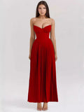 Plataz Women's New Sexy Breast-Wearing Shoulder-Folded Dress HZ0628