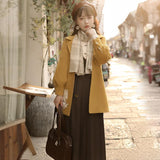 Plataz Design Autumn Whisper Chinese Style Improvement Chinese Style Shirt Skirt Scarf Hair Coat 6666