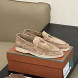 Plataz Loafers Women&Men's Shoes Leather Shoes Round Head Flat Floor Casual Shoes High Quality Shoes