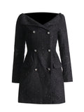 Plataz Temperament Commuting Elegant Wind 2025 New Fashion High-End Feeling Shoulder Folds To Repair The Summer Dress Woman