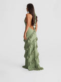Plataz Fashion Atmospheric Elegant Pure Color Banquet Lace Dress In Fall 2024