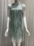 Plataz Summer New Chen Heavy Industry Drill Embroidery Birthday Party Small Dress Embellished With Sleeveless Lien Dress
