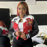 Plataz Autumn 2025 New Trendy People To Repair Short Coloring Baseball Uniform Coat Women DJPT