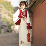 Plataz Design Spring Dawn Chinese Wind Improvement Han Element Vest Cheongsam Women's Suit 8896