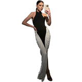 Plataz Women's Summer New Sexy Body Hanging Neck Bumping Dress Girl DJPT