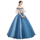 Plataz New Solo Performance Costume Women's Studio Color Yarn Noble And Elegant Shoulder Annual Meeting Art Exam Evening Dress Chorus Host