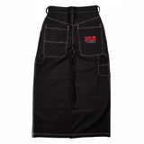 Plataz New Y2k High Street Gradient Loose Straight Jeans Men And Women's Same Trendy Jeans DJPT