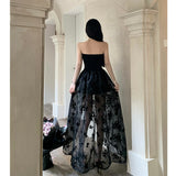 Plataz Spring And Summer New Temperament Banquet Dress Dress Lady Yu Sister Wind Shoulder Bra Dress Dress Woman