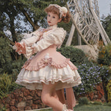 Plataz Design Magical Girl Op Lolita Dress Everyday Cute Lorita Sweet Dress 6621