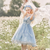 Plataz Butterfly Op Lolita Sweet Dress Lolita Dress Summer Long Short Sleeve 6544