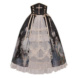 Plataz Design Butterfly Clock Op Lolita Sling Skirt Everyday Cute Lorita Sweet Skirt 6616