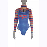 Plataz Sexy Sportswear Wish Burst Compact Print Halloween Women's Two Sets DJPT