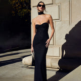 Plataz Sales Of New Sexy Fashion High-End Body-To-Back Splicing Fishtail Dress Dress HZ0628