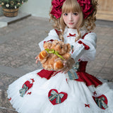 Plataz Design Winter Orgy Lolita Lolita Sweet Long Sleeve Lolita Dress 6955