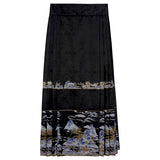 Plataz Design Mingyun Matsujie Chinese Style Improvement Han Elements Han Suit Female Shirt Horse Face Skirt Set 8749