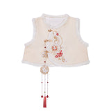 Plataz Xiang Snake Presents Rui Hanfu Women's Chinese Style Improve Han Element Mague Cheongsam Set X161