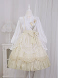 Plataz Design Poem With Flower Lolita Dress Female Everyday Cute Lolita Sweet Dress 7002