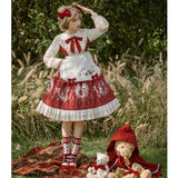 Plataz Design Strawberry Diary Elegant Temperament Op Lolita Lolita Dress Cloak Two-Piece Set 6321