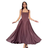 Plataz Summer New Women's Collar Sexy Sleeveless Wrinkled Temperament Dress Dress Dress Woman HZ0628