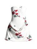 Plataz Famous Style Thoracic Dress Women's Dress 2025 Spring New Sexy Body-In-Print Fold Design Dress