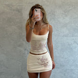 Plataz Autumn 2025 New Women's Fashioned Casual Stable Stable Diamond Suspension Suspension Set DJPT