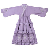 Plataz Teased Original Butterfly Orchid Loretta Girl Lolita Apron Dress Everyday Sweet Suit 9392