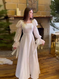 Plataz Women's Dress Over The Knee 2024 Spring French Fairy Sen Super Fairy Dress