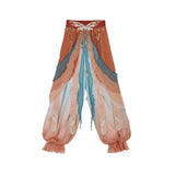Plataz Design Sanskrit Chinese Style Women Dunhuang Wind Corset Lantern Suit 9043