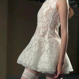 Plataz Sleeveless 24 Early Spring New South Oil High-Sand Sweet Lace Embroidery To Get The Dress Holiday Style Ponve Skirt
