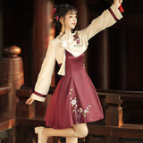 Plataz Design Of Camellia About The Chinese Style To Improve The Chinese Elements Of Women's Top Dress Suit 8827