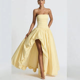 Plataz Sleeveless Bra With Irregular Floral Boobs Ponve Ponve Pendulum Dress Dress Temperament Dress HZ0628