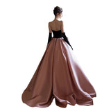 Plataz Evening Dress 2025 New High-Level Sensing Pink Dingface Annual Conference Hosts Birthday Adult Graduation Dress