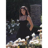 Plataz Fish Bone Sling Dress Summer Ballet Dopamine Wearing Sweet Waist Small White Dress