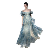 Plataz Dress New Seaside Holiday Bohemian Long Dress Broken Floral Dress To Take Pictures Travel To Wear Super Fairy