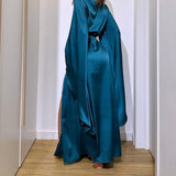 Plataz East Autumn And Winter Comfortable Leisure Temperament Home Lady Tied With A Night Gondor Robe Women's Dress