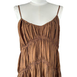 Plataz New Women's Spring And Summer French Holiday Wind Wearing Folding Slings And Skirts