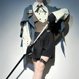 Plataz Teased Original Narrative Poem Lolita Cloak Maar Shirt Shorts Daily Set 7184