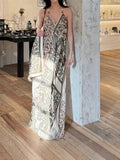 Plataz Years Of Holiday Style Design Feel Beautiful Seaside Print Slings Niche Clenient Dress