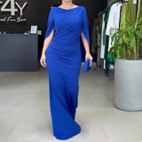 Plataz Summer Round Collar Small Shawl Design Dress Slim Height Waist Skirt