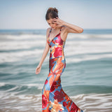 Plataz Sling Sexy Bareback Print Dress Woman New Holiday Style Hottie Dress DJPT